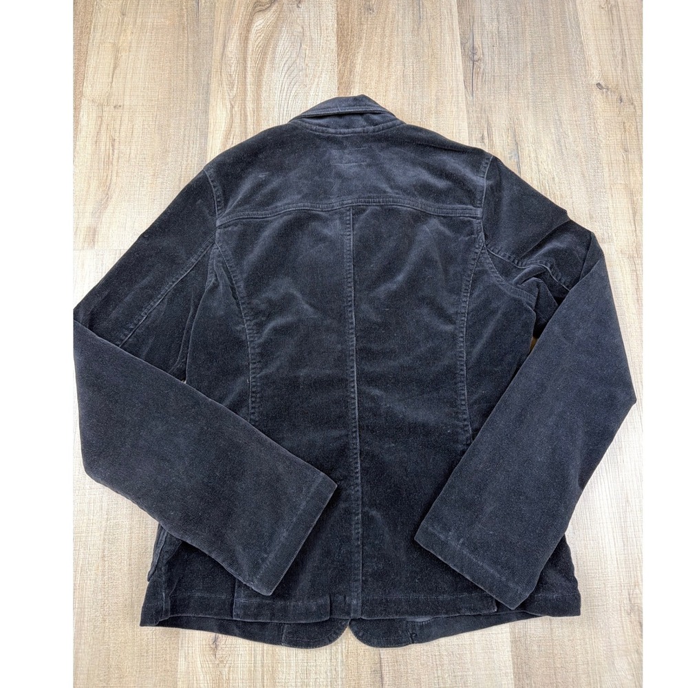 American Eagle Vintage Y2K Corduroy Blazer Jacket Black Womens Medium RN 54485 - Picture 5 of 7